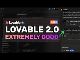 Lovable 2.0 : I CAN'T BELIEVE THIS! This MIGHT BE THE BEST AI Coder YET!