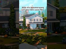 POV: It's Summerween in your 80's save file 🎃