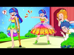 Poor Princess Lisa was Bullied by her Little Sister?! Sad Backstory | Poor Princess Life Animation