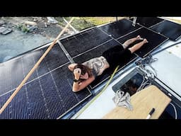 OFF GRID POWER BUILD Aluminium Exploration Catamaran