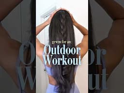 GRWM: outdoor workout 🏋🏾‍♀️