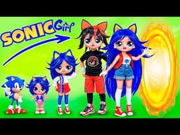 ¡Sonic y Shadow Creciendo! Manualidades para Muñecas LOL OMG