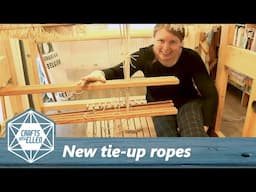 Learning cool new knots and replacing ALL the ropes on my loom