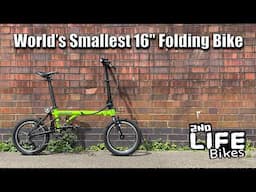 Smaller Than A Brompton | Aniwow "World’s Smallest 16" Folding Bike