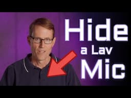 How to hide a lavalier mic under a polo shirt and avoid clothing noise