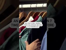Reminder To Reorganise Your Closet (Sustainable Fashion) #shorts