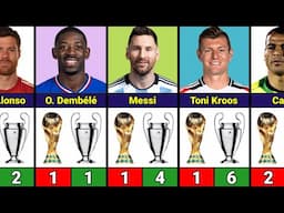 Best Players Who Won World Cup And Champions League