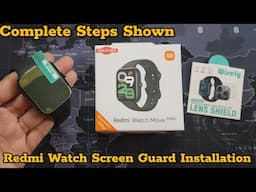 Redmi Watch Move Screen Guard Installation | Redmi Watch Move Screen Guard Protector Install Setup