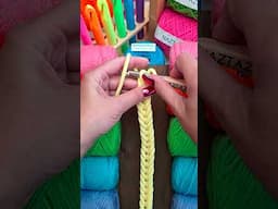 Crochet Fishtail Braid #shorts