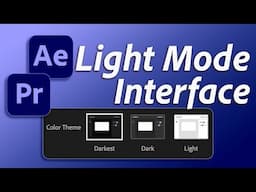 Quick Tip: Turn on Light Mode UI in Premiere Pro & After Effects