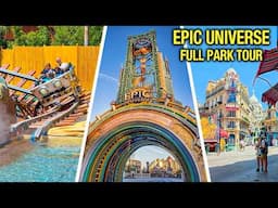 Universal EPIC Universe - 4K FULL PARK WALKTHROUGH