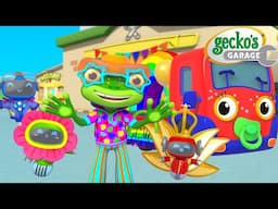 Carnival Excitement at the Garage! 🌈 | Gecko's Garage 🚚 | Cartoons For Kids | Toddler Fun Learning