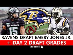 Baltimore Ravens Draft Emery Jones Jr. + Ravens Day 2 NFL Draft Grades Ft. Mike Green | Ravens Draft