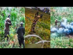 Ukrainian Drone Wipes Out Russian Infantry