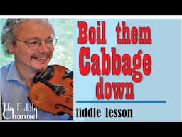 Boil them cabbage down (fiddle lesson)
