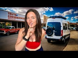 The Strange Town No One Talks About | Van Living in Truth or Consequences, NM
