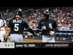 HIGHLIGHTS: Luis Robert Jr. Homers in White Sox Win Over Astros (6.10.25)