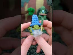 Crocheting my new goblin wizard, Grumbledore! 🧙‍♂️#crochet #dnd #crafts