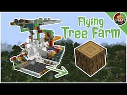 Minecraft: I Built a Flying Tree Farm in Minecraft JAVA 1.16.5+