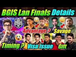 BGIS Lan Venue, Match Timing 😮 Godl, Soul Message ! Sid Savage Reply 😳 Godl Visa Issue, News