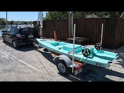 Taking Two Trash Trailers and making a Custom Budget Solo Skiff Trailer.  Solo Skiff #3.