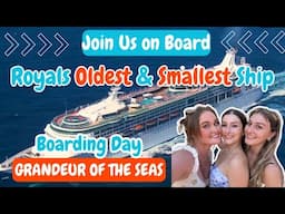 Boarding Day on Royal's OLDEST & SMALLEST Ship | How Is It Holding Up? Our First Day - Honest Review