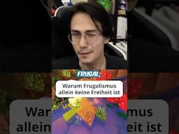 Warum Frugalismus allein keine Freiheit ist 🚫💡