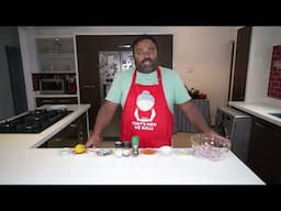 Making tikka chops in the air fryer - quick and simple recipe for Father's Day!