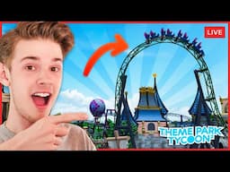 🔴 Showcasing & Rating YOUR Theme Park Tycoon 2 PARKS Live!