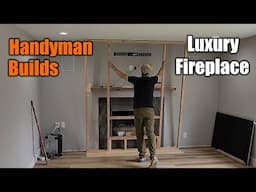 Custom Fireplace Accent Wall Build