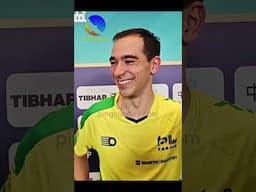 Hugo Calderano is speaking chinese - ITTF World Cup 2025  #乒乓球