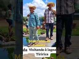 os @mineirinhosdacomedia visitando a Lagoa Tiririca #viralvideo