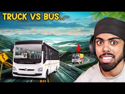 HEAVY BUS DRIVING IN INDIAN ROADS...