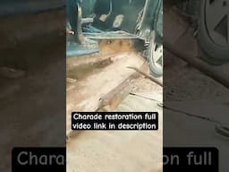 Daihatsu charade restoration before and after.#charade -#restoration #beforeandafter.