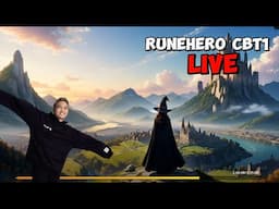 [RUNE HERO] CBT1 is back! New giveaway post in my X!