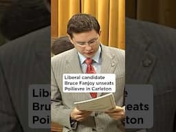 Liberal candidate Bruce Fanjoy unseats Poilievre in Carleton riding