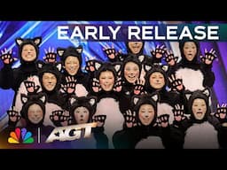 Early Release: Loco Pop Familia's Dancing Cats Routine STUNS The Crowd! | AGT 2025