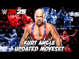 WWE 2K25 Kurt Angle Updated Moveset + Superstar Settings