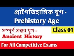 Pre History Age । Chapter Wise History 01 । WB Ssc Group C -D / WBCS /WB Police / SLST Teachers