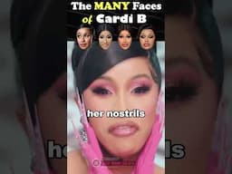 The Many Faces of Cardi B - ( Before and After ) - #shorts #shortsfeed #shortsviral