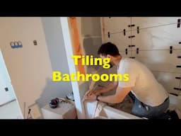 Tiling The Bathrooms