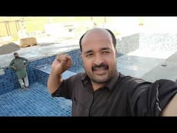 Our work in oman | swimming pool | water fall and fountain work in oman