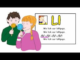 Jolly phonics L song animation (original)