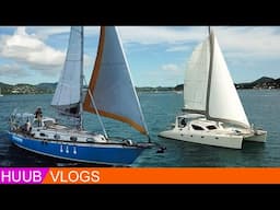 Repairing my Hurricane-Damaged Sailboat Underway !!! (with @samholmessailing )