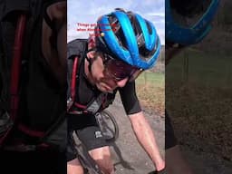 Appalachian Journey Things got real! 🤔🤷‍♂️☠️.  Ha pace #gravel #gravelbike #gravelracing