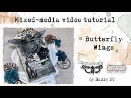 Butterfly Wings Mixed Media tag by @HadryDCMixedMedia