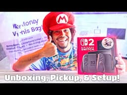 Nintendo Switch 2 Unboxing, Midnight Release Pickup, and Setup!