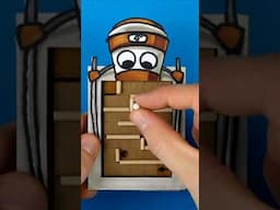 Cappuccino Assassino Amazing Cardboard Maze Game Smart Craft Ideas 🩷 part 2 #cappuccinoassassino