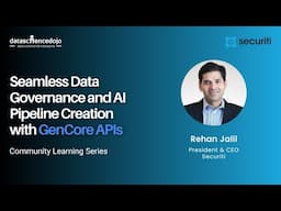 Seamless Data Governance and AI Pipeline Creation with GenCore APIs #ai #datagovernance #aipipeline