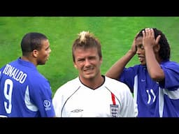 Ronaldinho Gaúcho & Ronaldo Taught Football To Beckham in 2002
